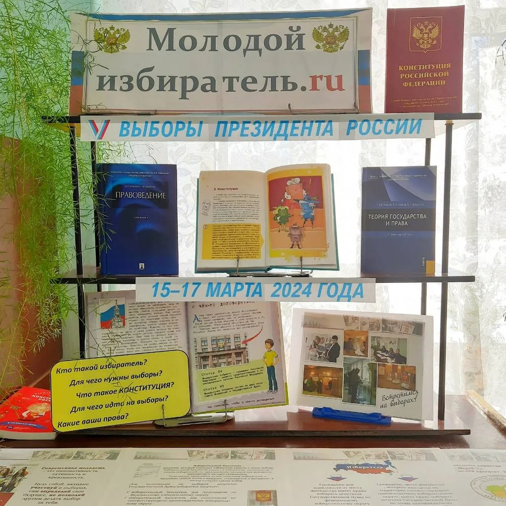 Выставка-информация «Молодой избиратель.ru»